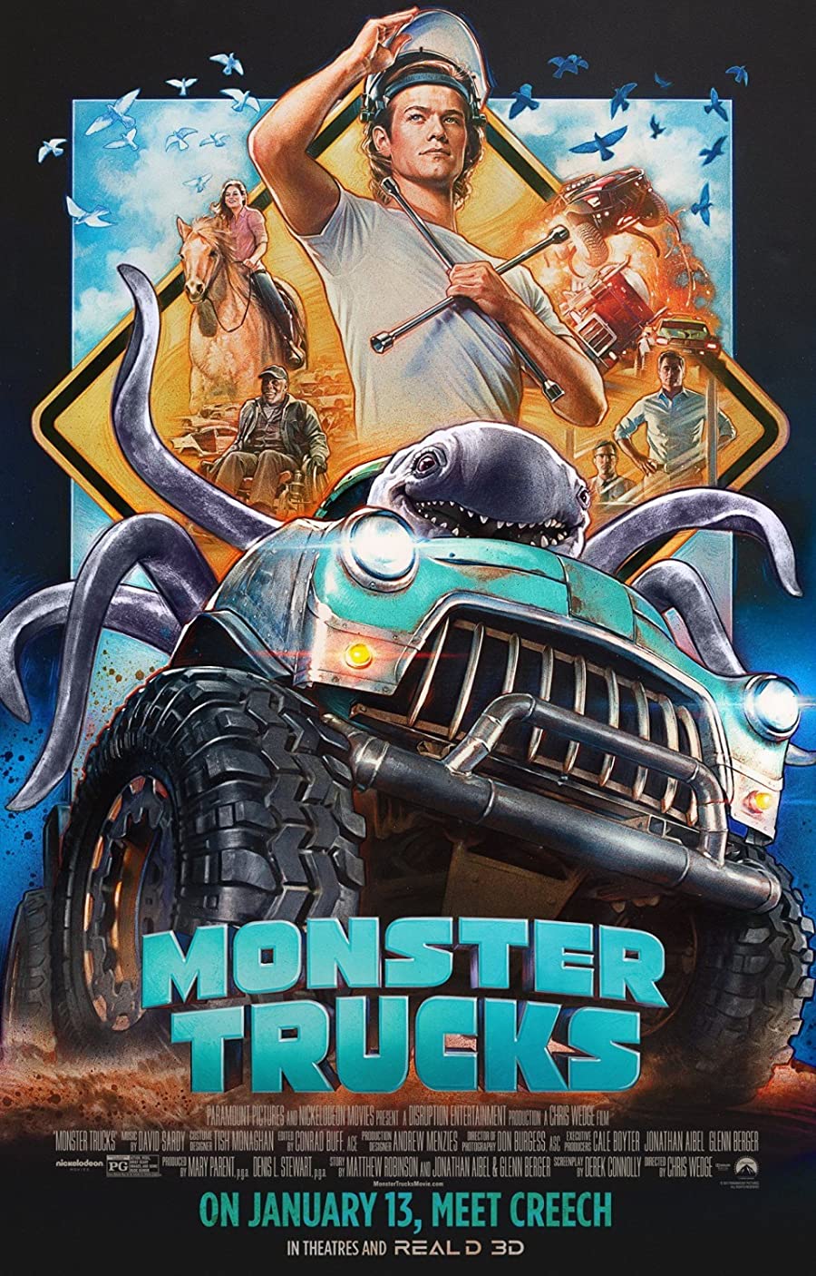 دانلود دوبله فارسی فیلم Monster Trucks 2016 دانلود دوبله فارسی فیلم Monster Trucks 2016
