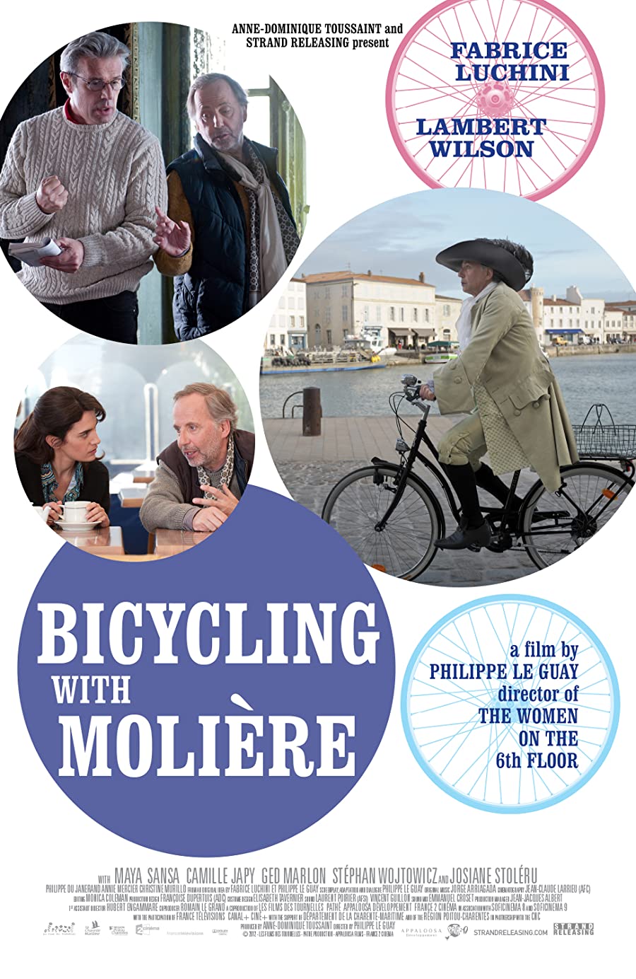 دانلود دوبله فارسی فیلم Bicycling with Molière 2013