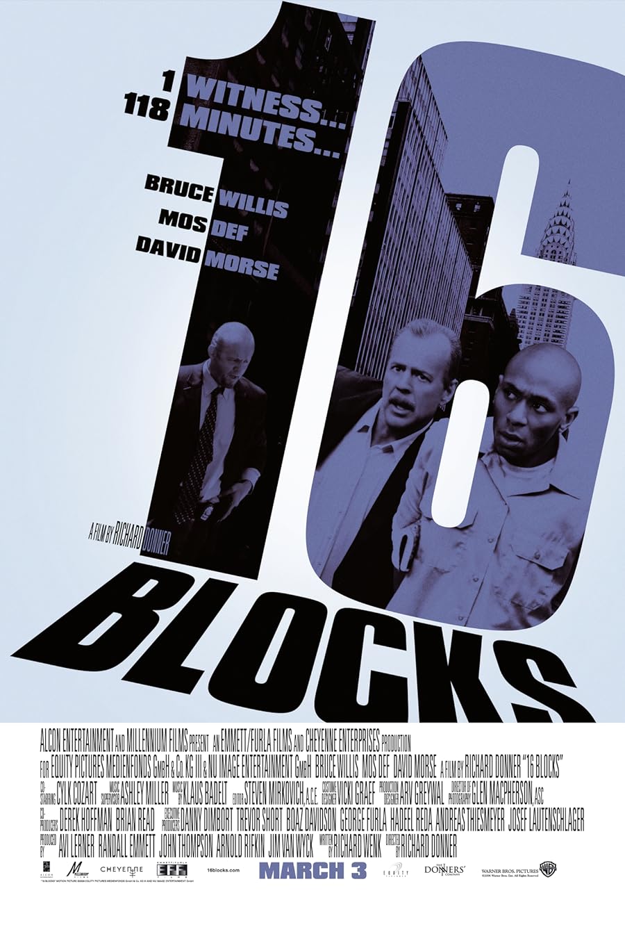 دانلود دوبله فارسی  فیلم 16 Blocks 2006