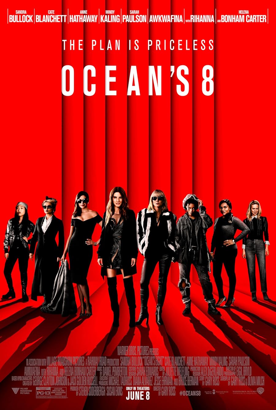 دانلود فیلم Ocean’s Eight 2018 با زیرنویس فارسی چسبیده