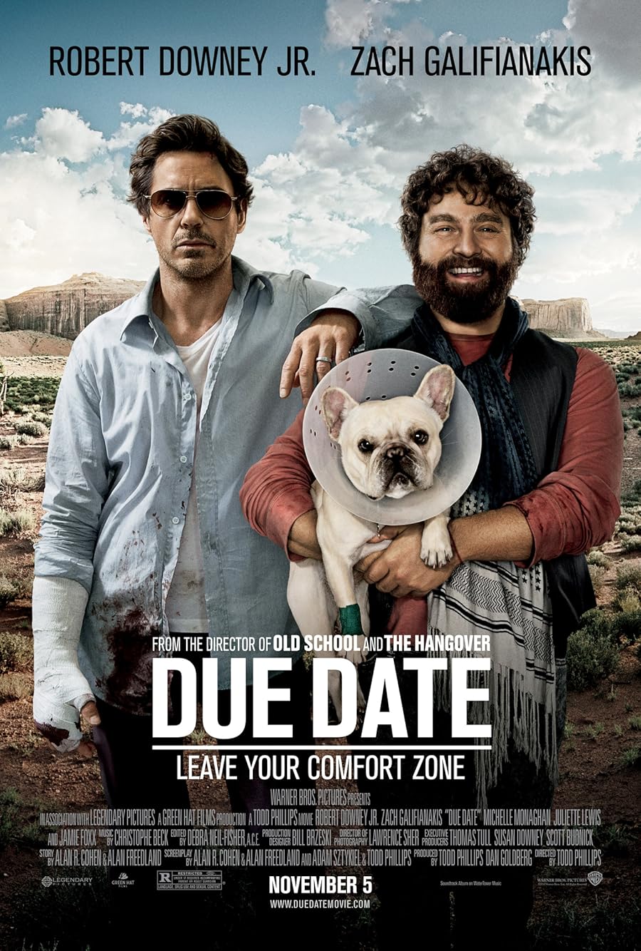 دانلود فیلم Due Date 2010 با زیرنویس چسبیده