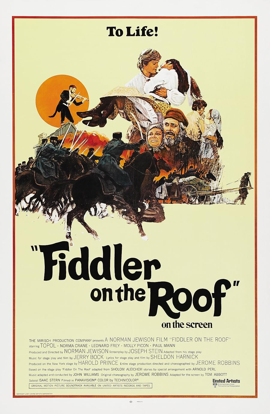 دانلود فیلم Fiddler on the Roof 1971 با زیرنویس چسبیده